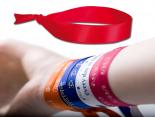Bracelet Publicitaire SATIN rouge