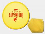 Frisbee Publicitaire Pliable pocket jaune - IBIZA25