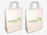 Sac kraft recycl� avec poign�es torsad�es KR6