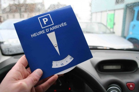 Disque de Stationnement Publicitaire
