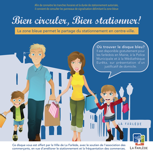 Disque de Stationnement Publicitaire