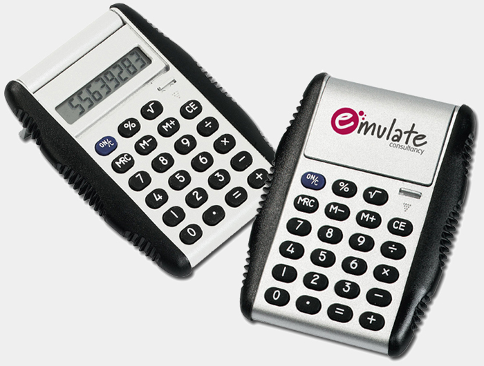 Calculatrice de poche Publicitaire sur socle - ELA17