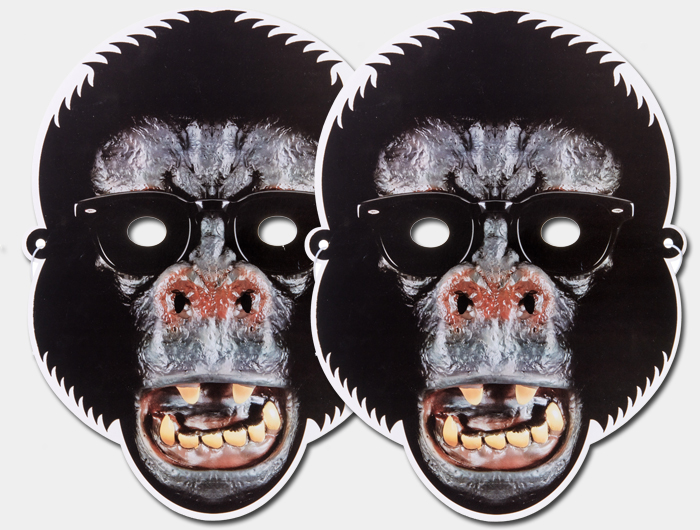Masque Publicitaire singe - IRVIN24