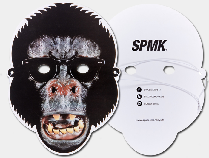 Masque Publicitaire singe - IRVIN24