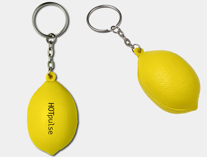 Porte-clés Citron anti-stress Publicitaire - CITRUS2