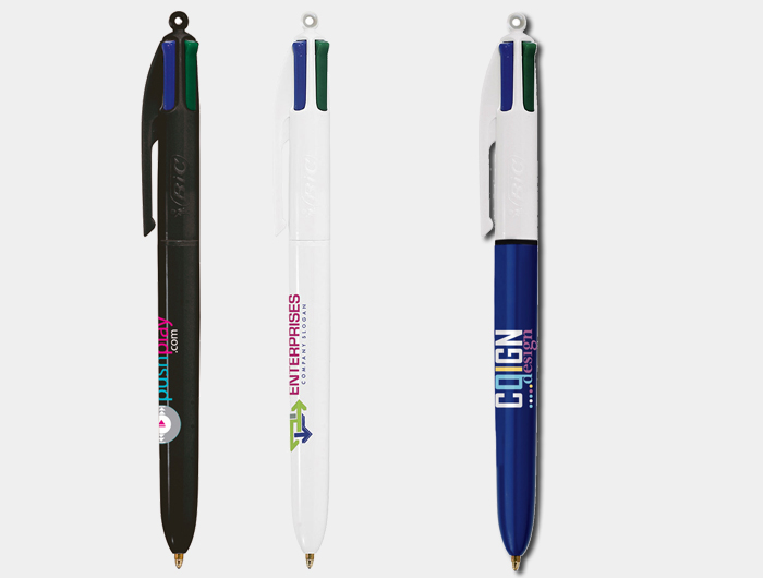 Stylo Bic® 4 Couleurs Publicitaire, Fashion Bille