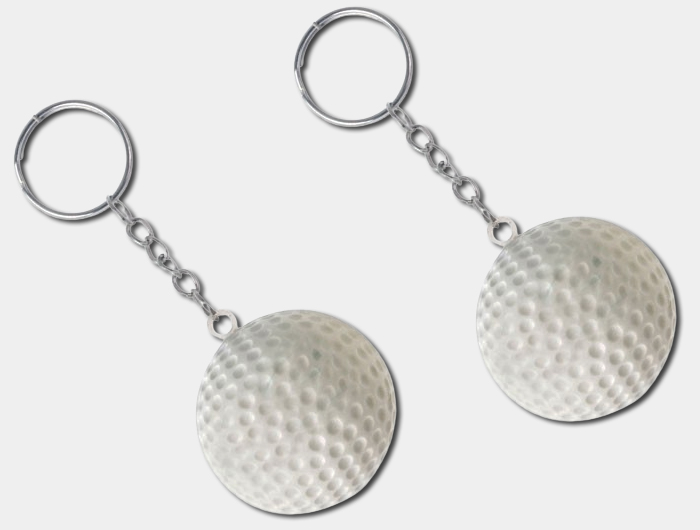 Porte-clés personnalisé golf luxe