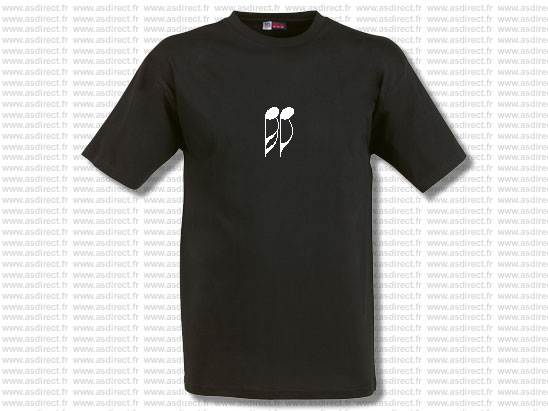 Tee Shirt Publicitaire Noir - JOHN34