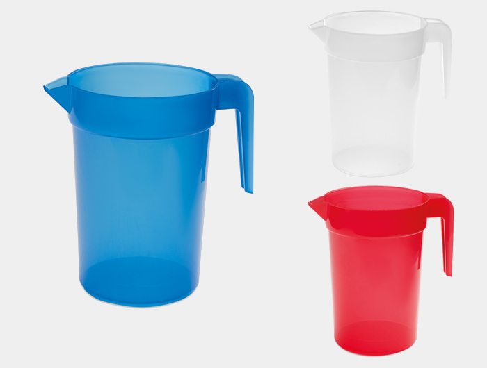 Carafe Publicitaire pichet plastique 1 litre - CANTINE3