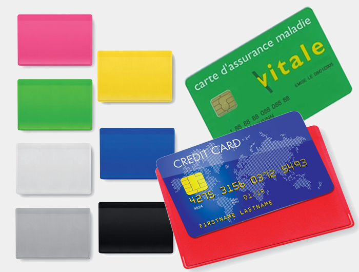 Porte cartes bancaires ou vital publicitaire personnalisé prix discount