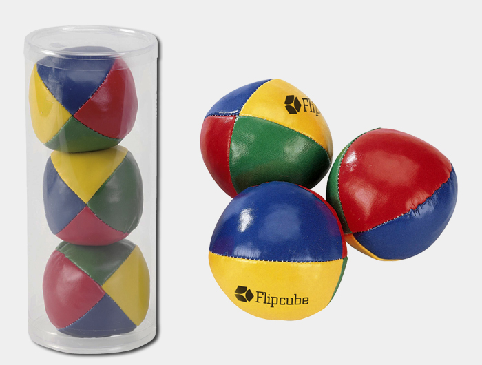 Balles de jonglage Publicitaires 3 balles - GROCK60