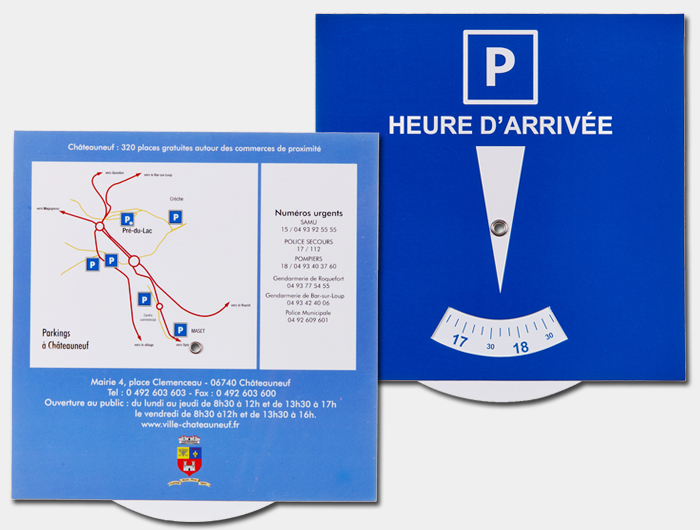 Imprimer Disque Stationnement Publicitaire - DSZB26