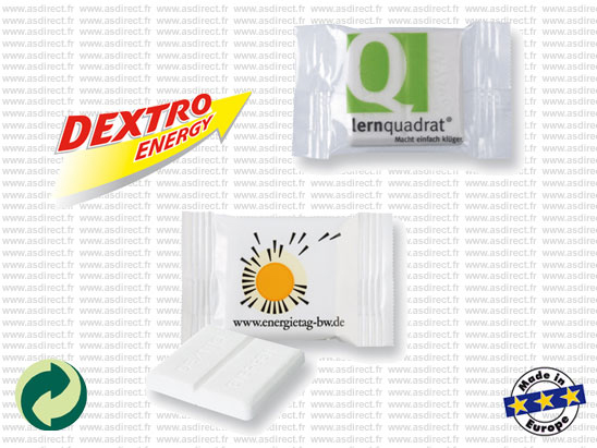 Pastilles bonbons dextrose Publicitaires - DXSW60
