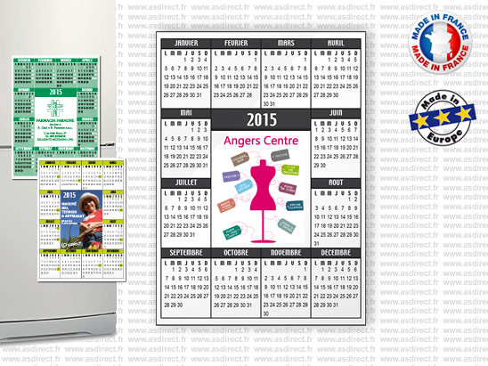 Calendrier 2024 Magnétique Personnalisable - BTMC22