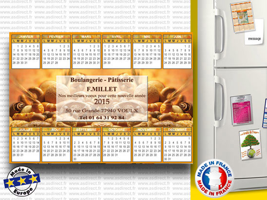 Calendrier 2024 publicitaire souple ambulance