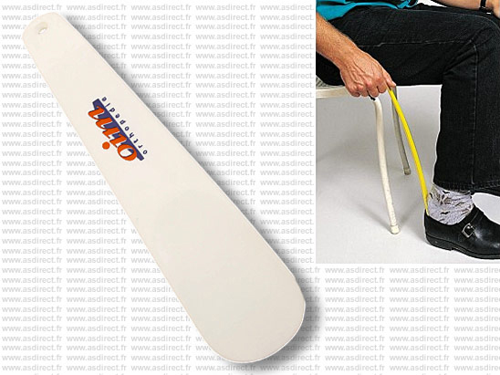 Chausse-pied Personnalisable Gravé - Extra Long En Acier Inoxydable, Poignée Cuir - Cadeau élégant Pour Homme/femme