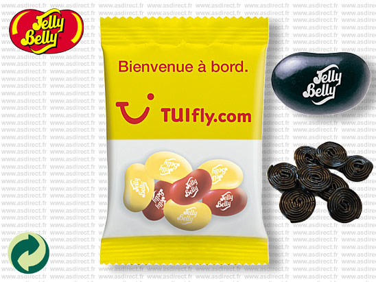 Bonbons Publicitaires Réglisse Jelly Bean - RGJY90