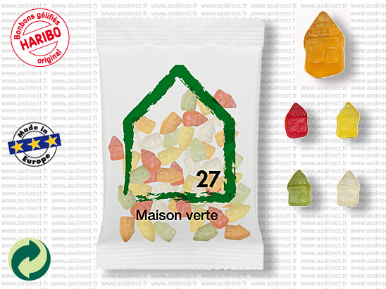 Bonbon Maison Haribo Publicitaire - 10 grs - IMMO21