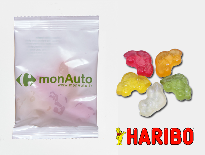 Bonbons en sachet publicitaires - Bonbons en sachet personnalisables