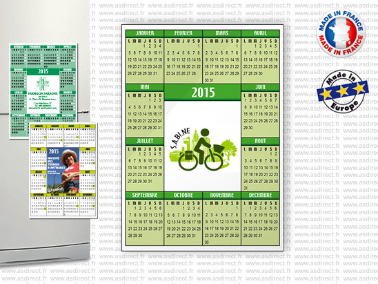 Calendrier Personnalisé 2024 magnétique - MGCL14