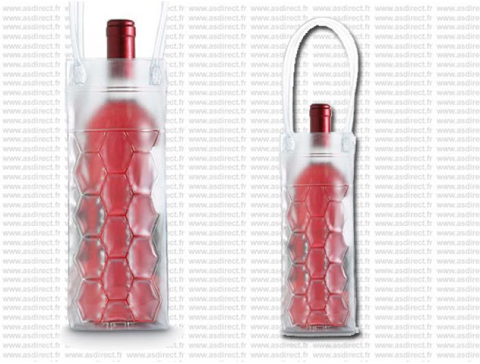 Sac isotherme pour une bouteille publicitaire