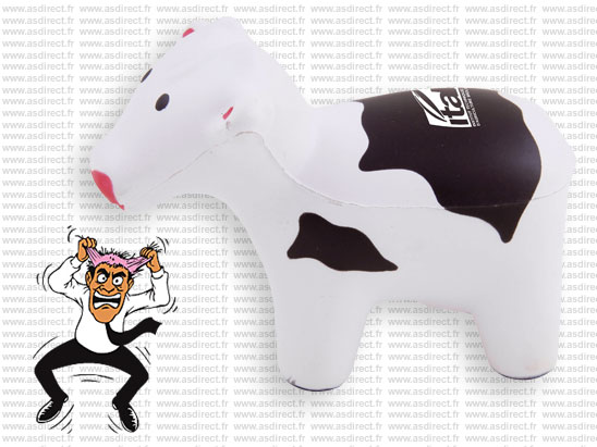 Anti-stress vache (958499), animaux avec logo