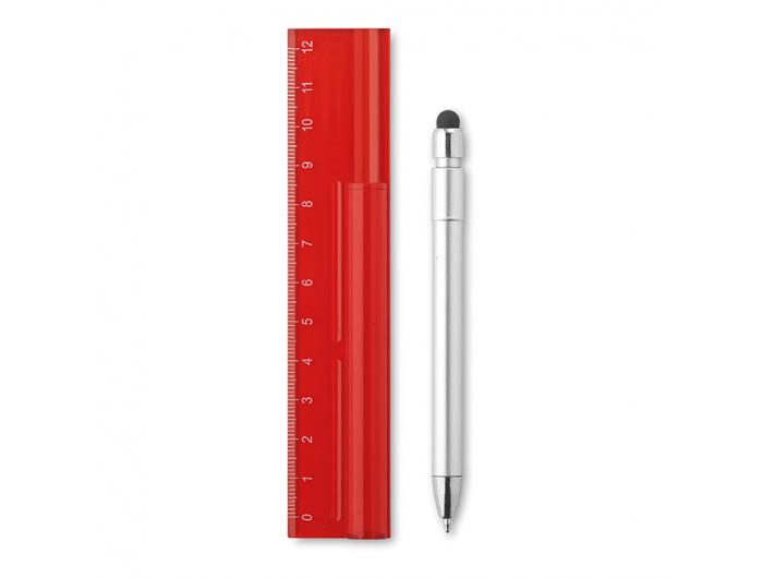 Règle Publicitaire stylet stylo 12 cm - STRG13