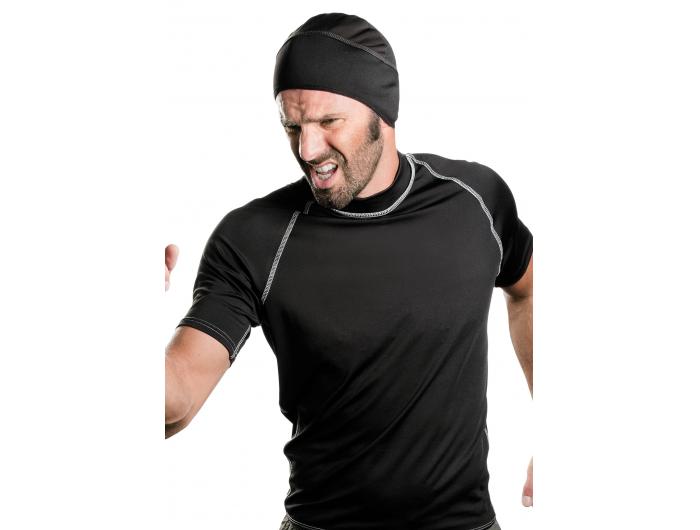 Bonnet de sport running respirant noir - ROGER37