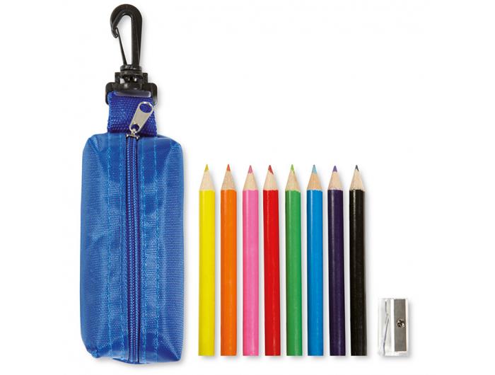 Trousse crayons de couleur Publicitaire 8 crayons - TRCY08