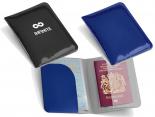 Protège passeport Publicitaire bleu noir - CLPT15