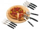 Planche à pizza Publicitaire avec 4 couteaux à pizza - TAVOLA8