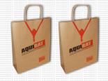 Sacs Kraft Publicitaire recyclé - poignées torsadées