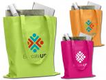 Tote Bag Publicitaire pas cher vert - rose - orange - TBCOLOR20