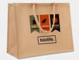 Sac Jute Publicitaire boutique - 40 x 32.5 x 17 cm - SHOPPY01