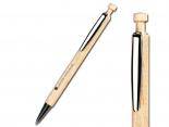 Stylo Bois Publicitaire clip chrome - IRATY15