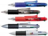 Stylo Publicitaire 4 couleurs avec grip silicone - PENY4