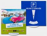 Disque de Stationnement Publicitaire Zone bleue - DSPB15