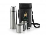 Gourde thermos Publicitaire 50 cl avec 2 tasses - KIT