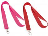 Tour de Cou Publicitaire Pas Cher rouge Lanyard Rose - PKLN50