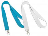 Tour de Cou Publicitaire Blanc - Lanyard Blanc - WHLN54