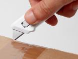 Cutter Publicitaire lame autorétractable - BLANC -CT11