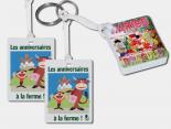 Porte-clés Publicitaires en Mousse - forme sur Mesure - MYPC5