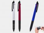 Stylo Publicitaire 3 couleurs avec stylet - SCRITO3