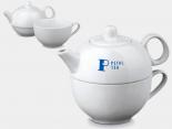 Théière Publicitaire porcelaine avec tasse - BAICHA