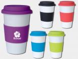 Gobelet Publicitaire réutilisable silicone 40 cl - MYCUP40