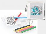 Pochette crayons couleurs dessins coloriage - CREATOR EXPRESS