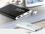 Powerbank Publicitaire batterie secours 4000 mAh - DUO LESS