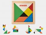 Casse tête Publicitaire bois tangram - EDUCA11