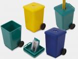 Taille crayons Publicitaire bac de tri container poubelle - TCRC38