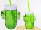 Mason Jar Publicitaire bocal en verre Cactus - NOPALE